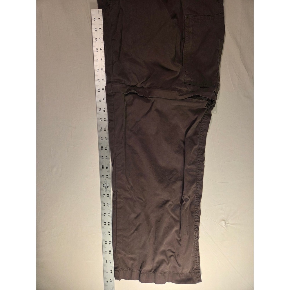 Sonoma Men's Convertible Zip Off Cargo Pants Size 36x29 Taupe Brown Cotton Nylon - Picture 9 of 11